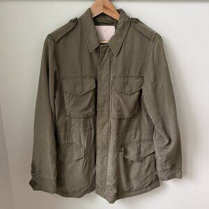 Sunday Best Utility Jacket – Olive Green – Military Style – Size S